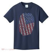 American DNA Fingerprint Kids T-Shirt thumb 0