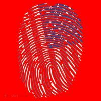 American DNA Fingerprint Santa Hat thumb 1