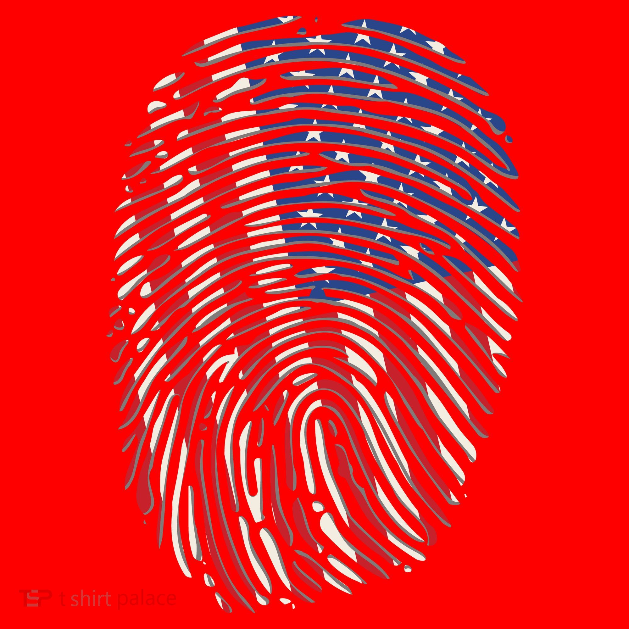 American DNA Fingerprint Santa Hat