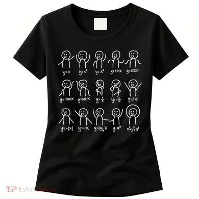 Algebra Dance Funny Graph Figures Math Equation Women's T-Shirt