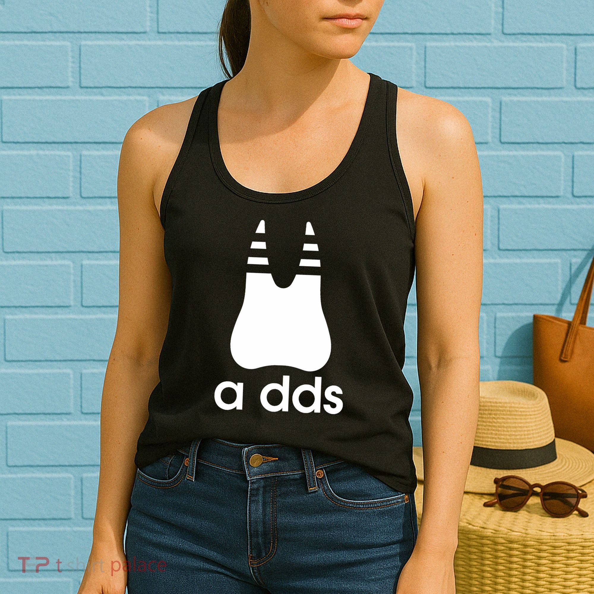 A Dds Funny Dentist Dentistry Dental Medicine Dental Nurse Women's Tank Top