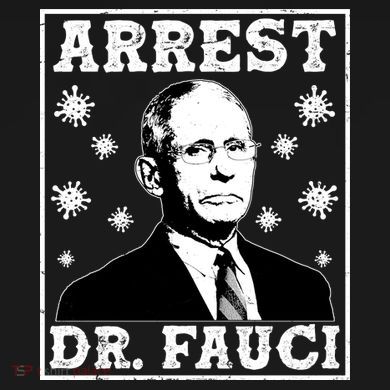 Arrest Dr. Fauci Dry Zone Grid Polo