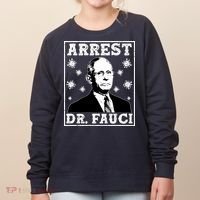 Arrest Dr. Fauci Women's Sweatshirt thumb 0