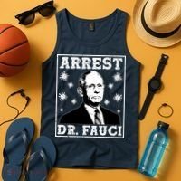 Arrest Dr. Fauci Tank Top thumb 4