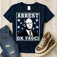 Arrest Dr. Fauci Women's T-Shirt thumb 3