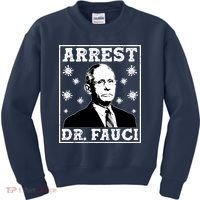 Arrest Dr. Fauci Kids Sweatshirt thumb 0