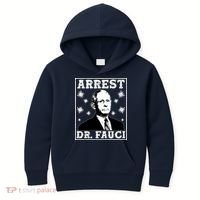 Arrest Dr. Fauci Kids Hoodie thumb 0