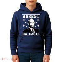 Arrest Dr. Fauci Kids Hoodie thumb 4