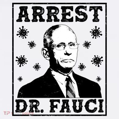 Arrest Dr. Fauci Garment-Dyed Sweatshirt