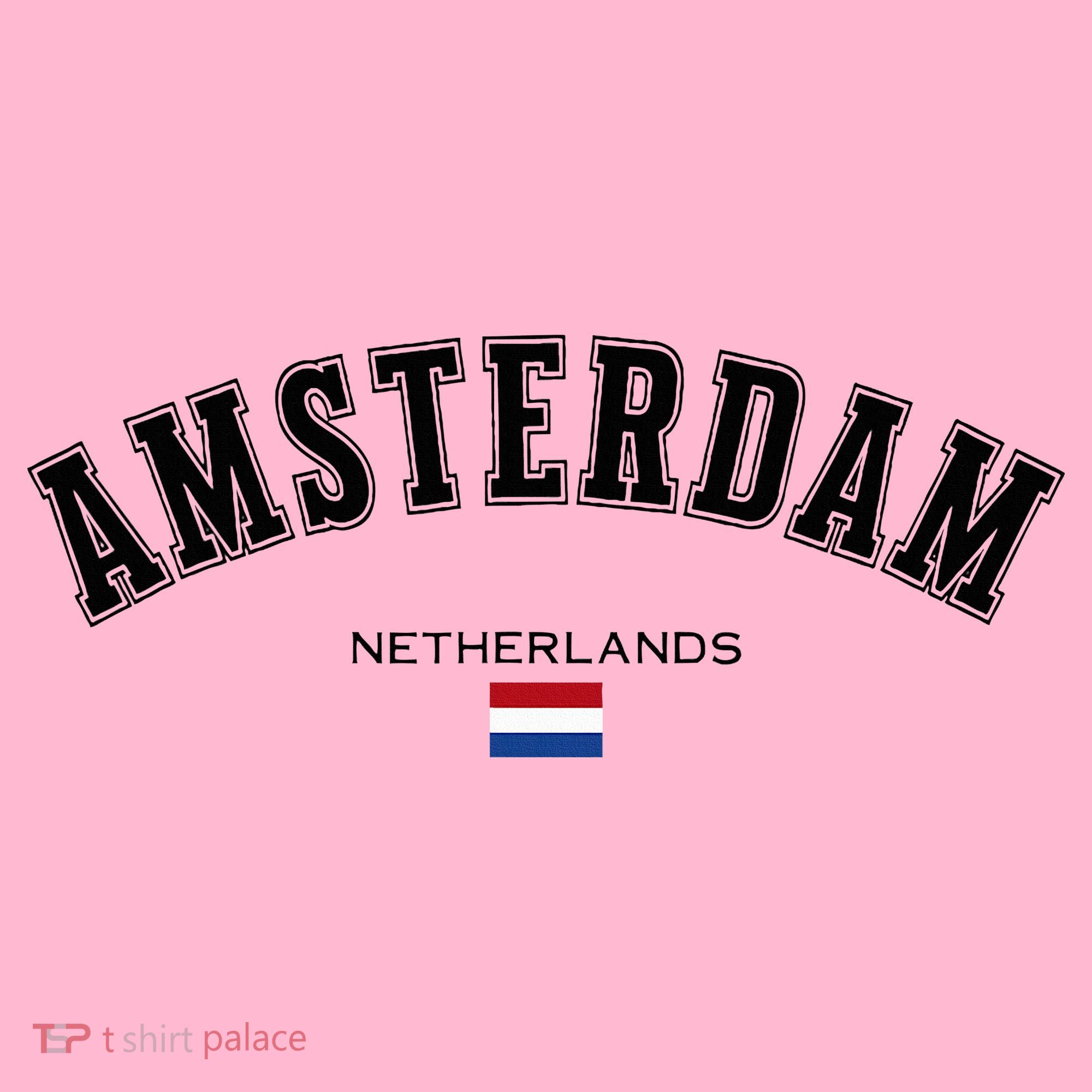 Amsterdam Dutch Flag Souvenir Netherlands Travel Toddler Hoodie