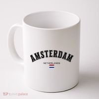 Amsterdam Dutch Flag Souvenir Netherlands Travel Coffee Mug thumb 0