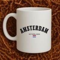 Amsterdam Dutch Flag Souvenir Netherlands Travel Coffee Mug thumb 2