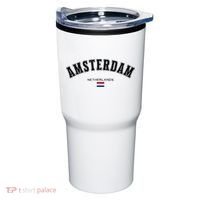 Amsterdam Dutch Flag Souvenir Netherlands Travel Tumbler thumb 0