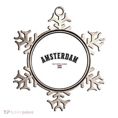 Amsterdam Dutch Flag Souvenir Netherlands Travel Ornament
