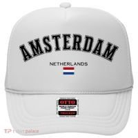Amsterdam Dutch Flag Souvenir Netherlands Travel Hat thumb 0