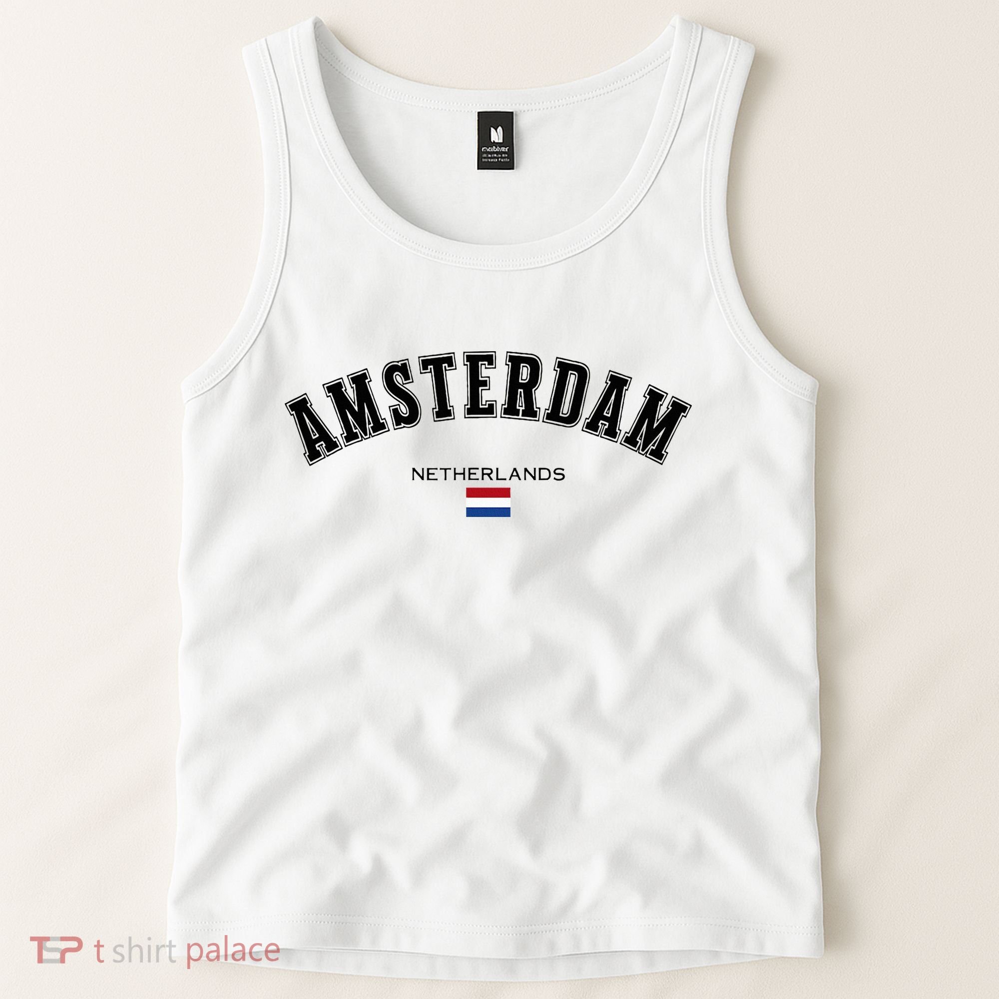 Amsterdam Dutch Flag Souvenir Netherlands Travel Tank Top