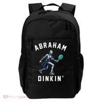 Abraham Dinkin Funny Pickleball Player Backpack thumb 0