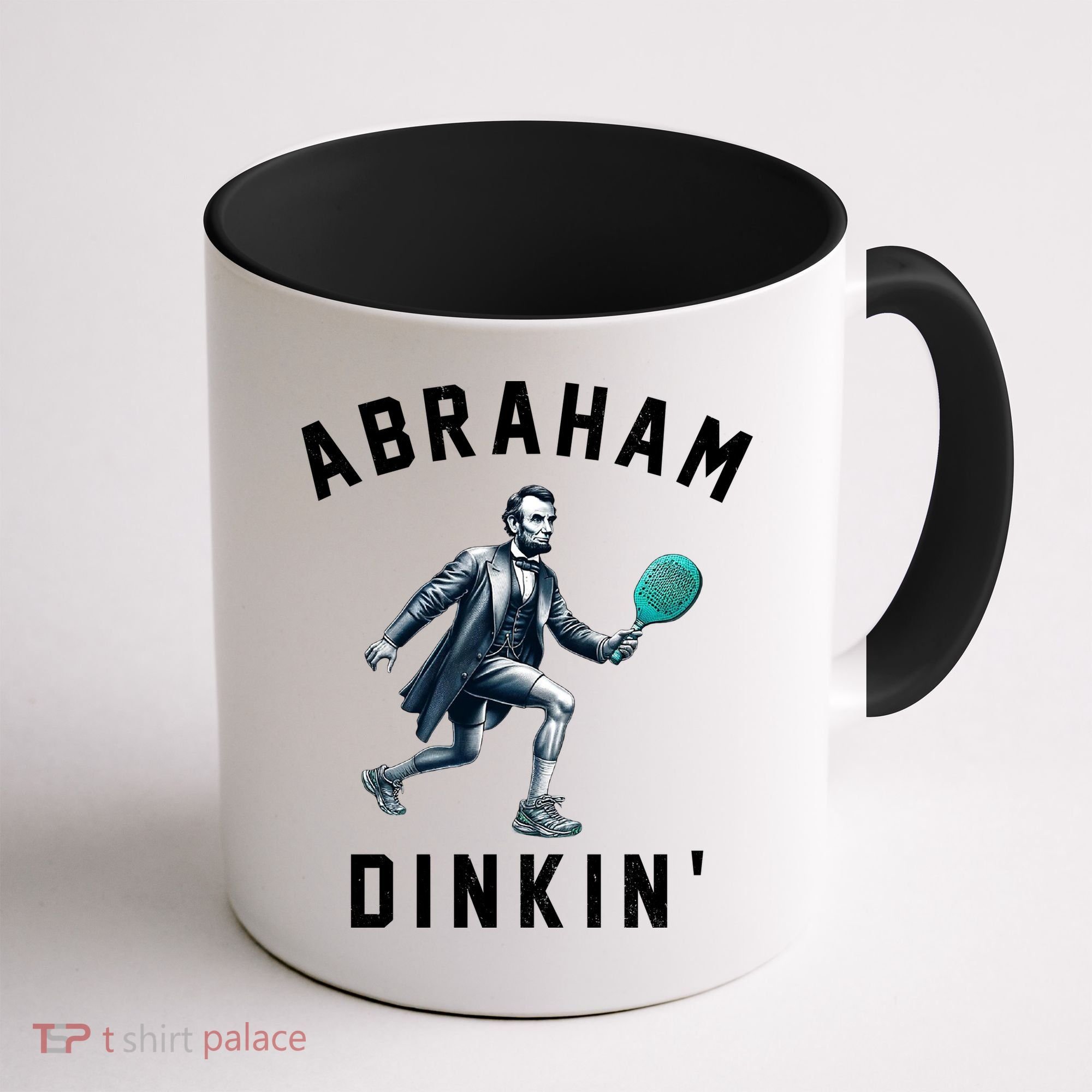 Abraham Dinkin Funny Pickleball Player Coffee Mug