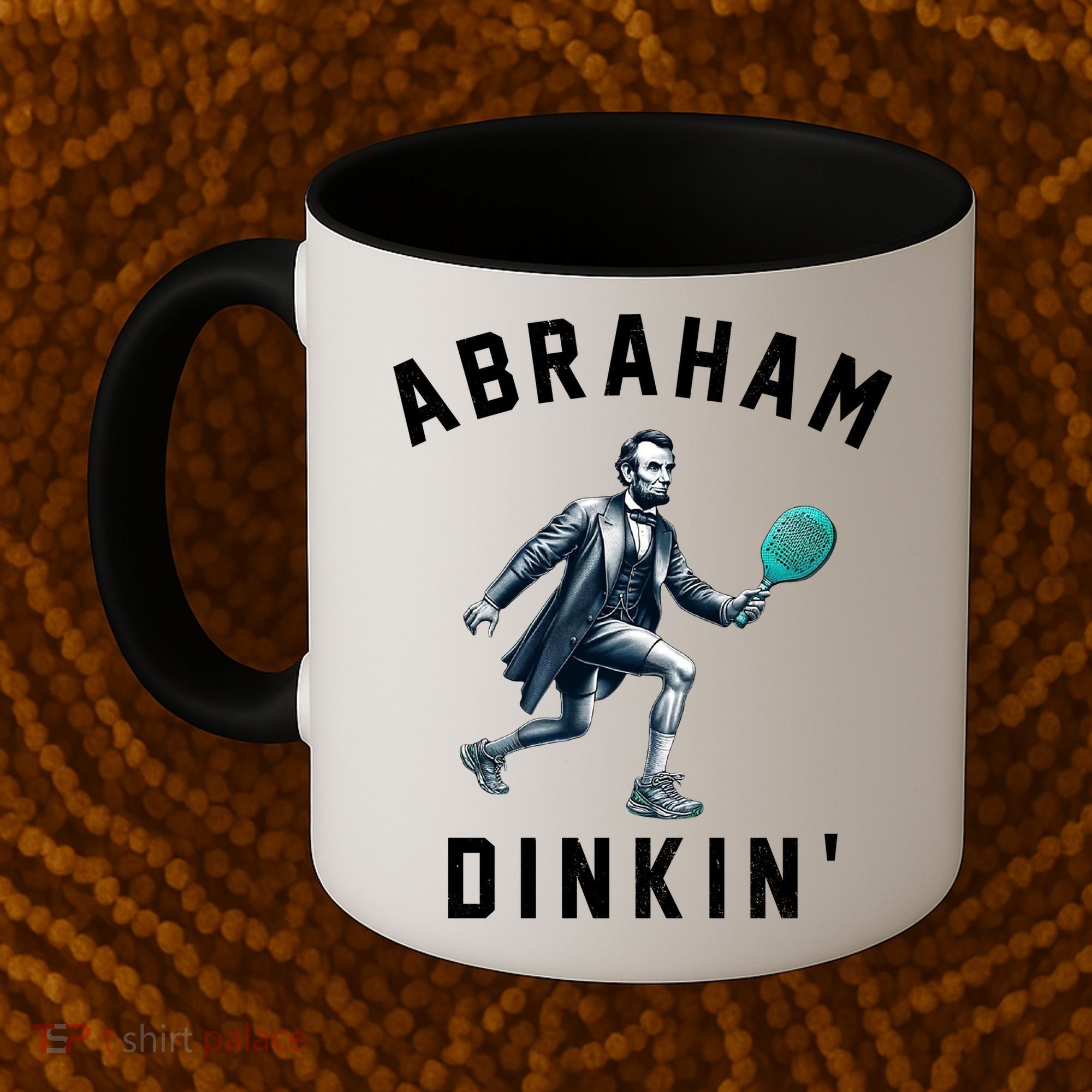 Abraham Dinkin Funny Pickleball Player Coffee Mug