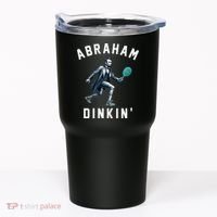 Abraham Dinkin Funny Pickleball Player Tumbler thumb 0