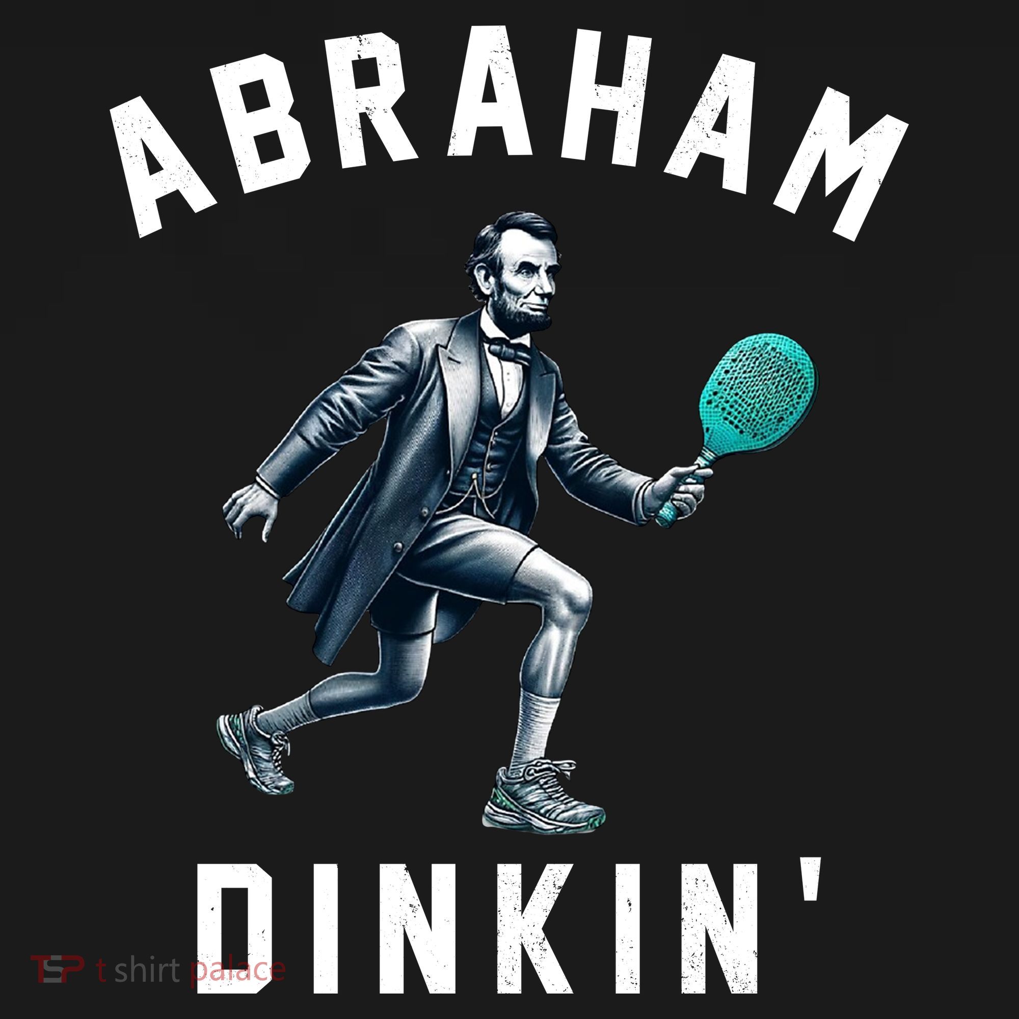 Abraham Dinkin Funny Pickleball Player Ornament