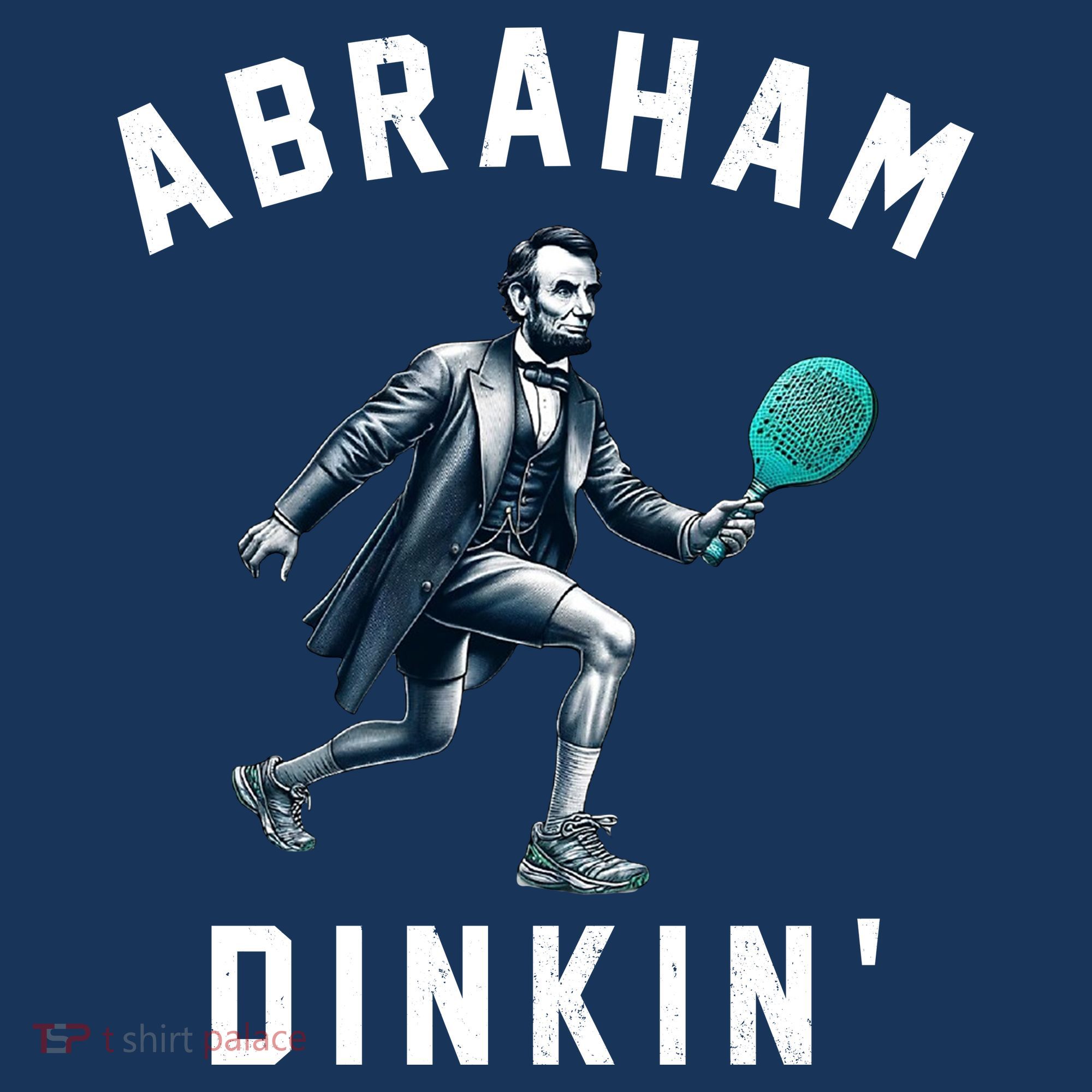 Abraham Dinkin Funny Pickleball Player Long Sleeve Shirt