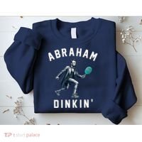 Abraham Dinkin Funny Pickleball Player Sweatshirt thumb 2