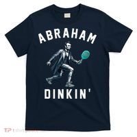 Abraham Dinkin Funny Pickleball Player T-Shirt thumb 0