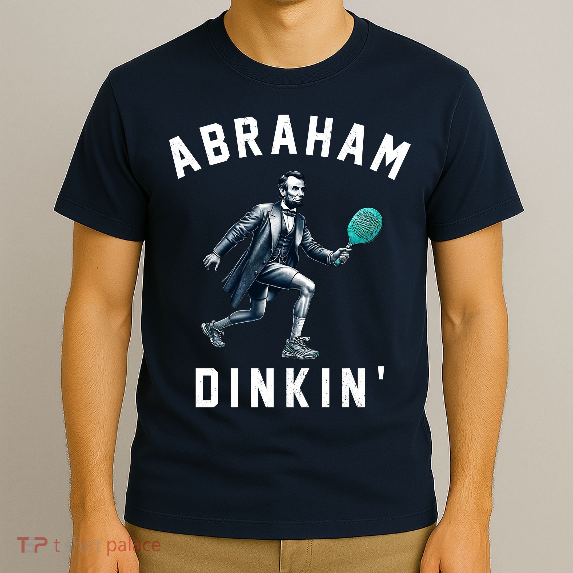 Abraham Dinkin Funny Pickleball Player T-Shirt