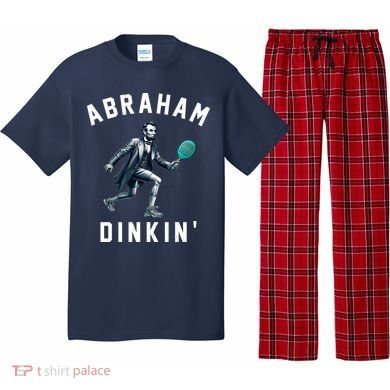 Abraham Dinkin Funny Pickleball Player Pajama Set