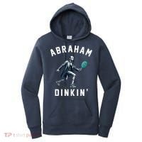 Abraham Dinkin Funny Pickleball Player Women's Hoodie thumb 0