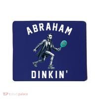 Abraham Dinkin Funny Pickleball Player Mousepad thumb 0