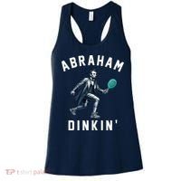Abraham Dinkin Funny Pickleball Player Women's Tank Top thumb 0