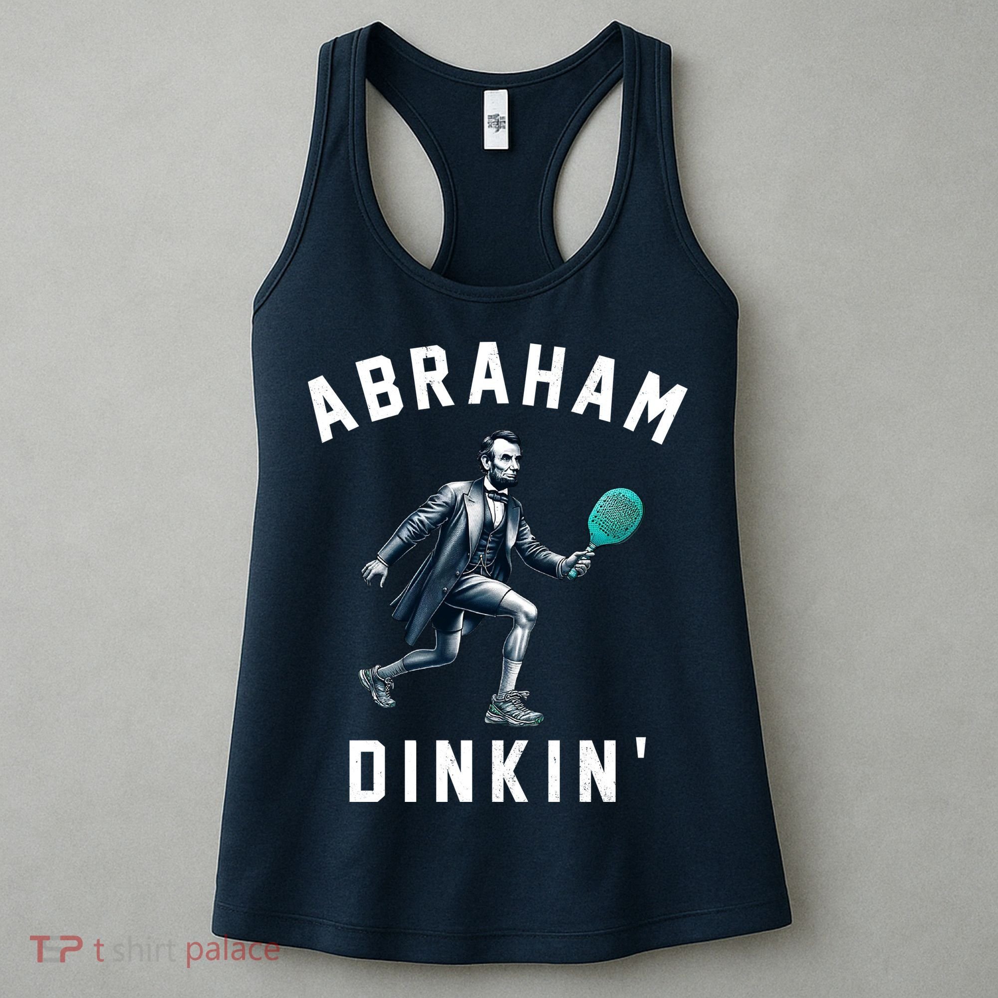 Abraham Dinkin Funny Pickleball Player Women's Tank Top