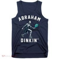Abraham Dinkin Funny Pickleball Player Tank Top thumb 0