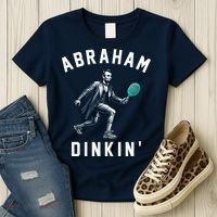 Abraham Dinkin Funny Pickleball Player Women's T-Shirt thumb 3