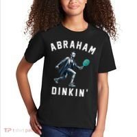 Abraham Dinkin Funny Pickleball Player Kids T-Shirt thumb 2