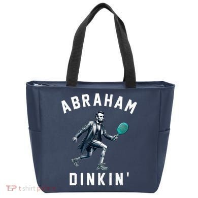 Abraham Dinkin Funny Pickleball Player Tote Bag