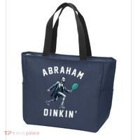 Abraham Dinkin Funny Pickleball Player Tote Bag thumb 3