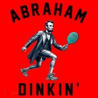 Abraham Dinkin Funny Pickleball Player Santa Hat thumb 1