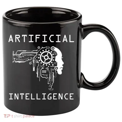 AI Developer Gift Artificial Brain Artificial Intelligence 11oz C Handle Ceramic Mug