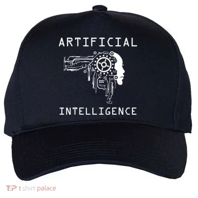 AI Developer Gift Artificial Brain Artificial Intelligence Five-Panel Snapback Cap