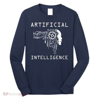 AI Developer Gift Artificial Brain Artificial Intelligence Long Sleeve Shirt