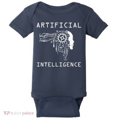 AI Developer Gift Artificial Brain Artificial Intelligence Baby Bodysuit