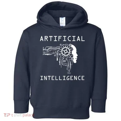 AI Developer Gift Artificial Brain Artificial Intelligence Toddler Hoodie