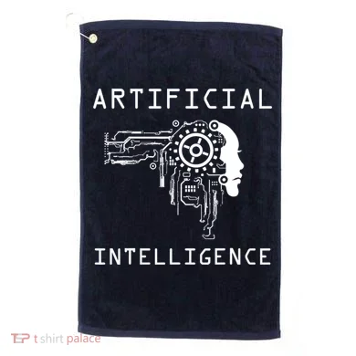AI Developer Gift Artificial Brain Artificial Intelligence Golf Towel