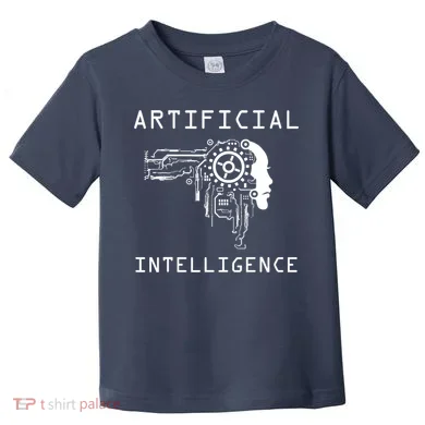 AI Developer Gift Artificial Brain Artificial Intelligence Toddler T-Shirt