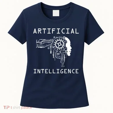 AI Developer Gift Artificial Brain Artificial Intelligence Women's T-Shirt