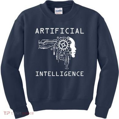 AI Developer Gift Artificial Brain Artificial Intelligence Kids Sweatshirt