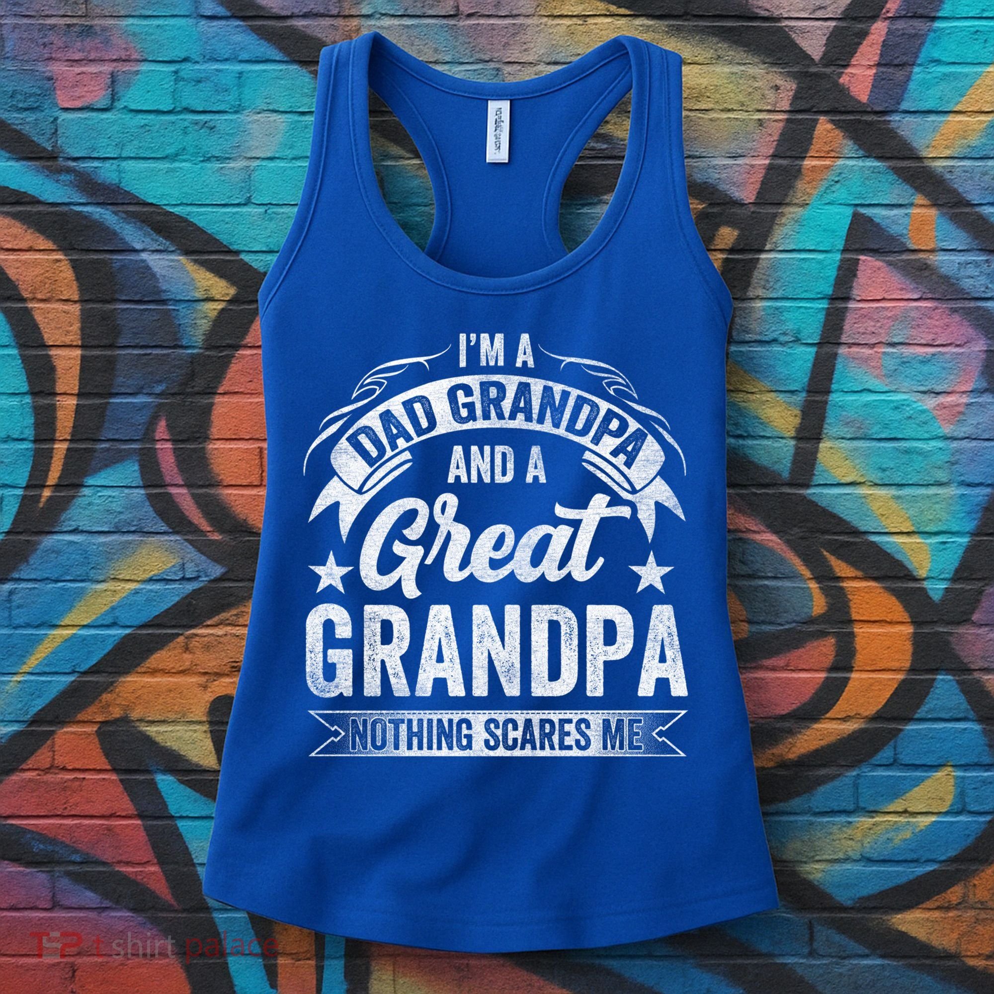 A Dad Grandpa And Great Grandpa Grandma Fatherhood Meaningful Gift Women's Tank Top